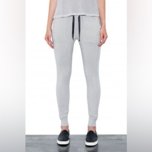 Anthropologie One Grey Day Venus Joggers Sweat Pants Gray Knit Size Small - Picture 1 of 16